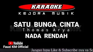 Download Thomas Arya - Satu bunga cinta [ Karaoke/Lirik ] NADA RENDAH MP3