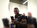 New champion Leon Edwards speaking with his family emotional at UFC 278