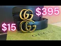 Authentic Gucci Belt VS Dupe Gucci Belt