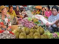 Download Lagu Cambodia's Market Street Food Tour And Cambodian People Life, Big Fish, Shrimp, Pork \u0026 Fruits .