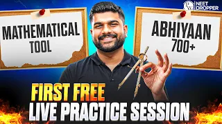 1st FREE LIVE Practice Session 🔥 | Mathematical Tools by Abhishek Sir | Abhiyaan 700+