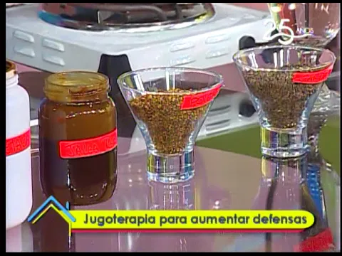 Jugoterapia para aumentar defensas