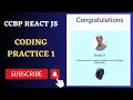 Congrats Card Coding Practice 1 REACT JS NxtWave CCBP 4 0