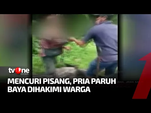 Kepergok Mencuri Pisang, Pelaku Dihakimi Warga