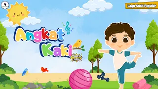 Angkat Kaki - Lagu Anak Populer || Lagu Senam Terbaru (Video Lirik) Song of Kids