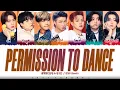 Download Lagu BTS - 'PERMISSION TO DANCE' (R\u0026B Remix) Lyrics [Color Coded_Eng]