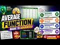 Excel AVERAGE Explained AVERAGE AVERAGEIF AVERAGEIFS AVERAGEA