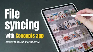 File syncing with Concepts app across iPad Android and Windows