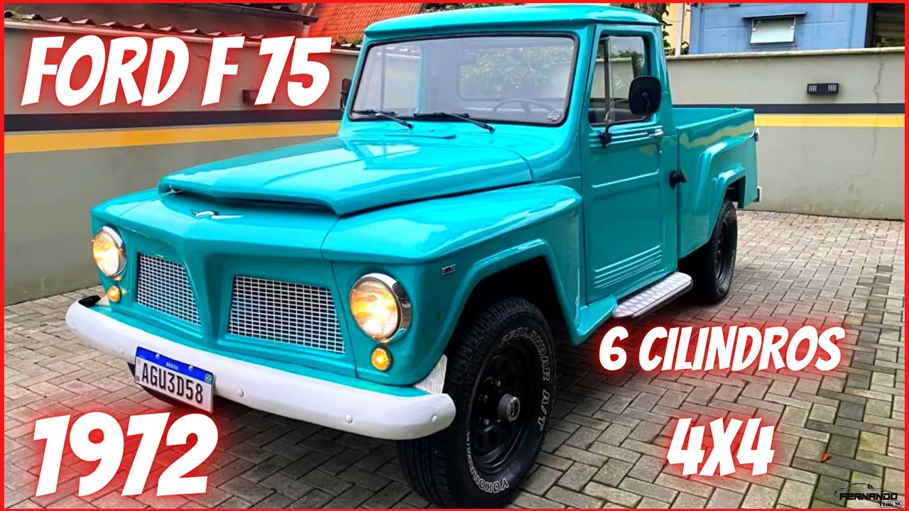 FORD F75 1972 "MOTOR 6 CILINDROS ORIGINAL JEEP" @radiocultura92.1fm2