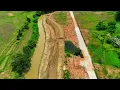 Pembangunan Tanggul Turap pasca Banjir 3 bulan lalu | Dji Dlog-M mode video