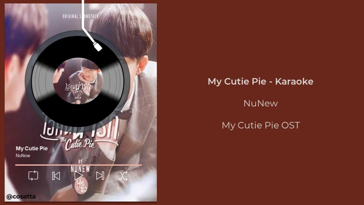 My Cutie Pie / My Cutie Pie OST - NuNew [Karaoke]