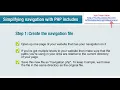 Affiliate Marketing For Beginners 35 Clickbank Simplifying Navigation with PHP Includes