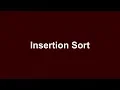 Insertion Sort - The most simplest
