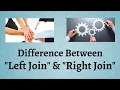 Difference Between Left Join and Right Join Join Forces Left and Right Joins Explained