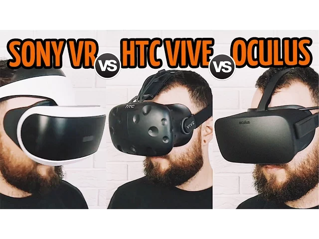 VERSUS ВСЕХ ШЛЕМОВ ВИРТУАЛЬНОЙ РЕАЛЬНОСТИ. Sony VR, HTC Vive, Oculus Rift