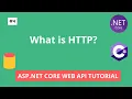 what is http ASP NET Core Web API tutorial