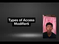 OOP Encapsulation and Access Modifiers