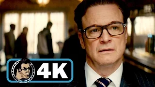 KINGSMAN THE SECRET SERVICE Movie Clip Bar Fight 4K ULTRA HD Colin Firth Action 2014 