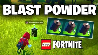 How To Get BLAST POWDER in LEGO Fortnite...