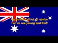 National anthem of Australia - Advance Australia Fair (lyrics)