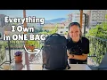 Everything I Own Fits in 1 Bag Extreme Minimalism Slow Travel