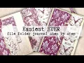 Easiest EVER file folder journal step by step