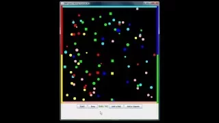 Bouncing Balls with Square Obstacles Java
