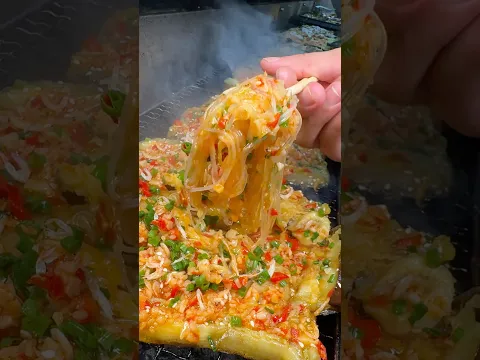 Garlic vermicelli grilled eggplant is a must-order when eating barbecue in China
