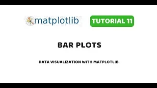 Matplotlib Tutorial 11 Bar Charts