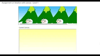 Canvas Assignment on Iteration with Level 1 Infosys Springboard 2024