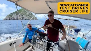 New Catamaran Owner Test Drives Sailing Cruiser Life on Britican