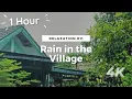 Download Lagu Suara Hujan dan Petir di Sebuah Desa : Relaxation #11 - 4K Video