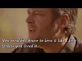 Blake Shelton -  I Lived It (Lyric video)