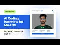 AI Coding Interview Demo Backend Engineer SDE II Screening AceInt ai