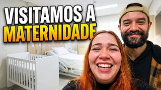 VISITAMOS A MATERNIDADE * Entramos no quartinho que ganhamos o Bêe | DIÁRIO DE GRAVIDEZ 
