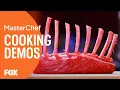 Gordon Ramsay Demonstrates How To French Trim A Rack Of Lamb Season 8 Ep 6 MASTERCHEF