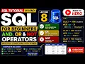 Complete SQL Tutorial for Beginners in Hindi Lecture 8 AND OR NOT Operators SQL Server