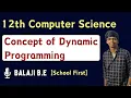 Concept of Dynamic Programming 12th Computer Science Tamil Chapter 4 Important five marks