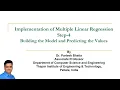 Step-4 Implementation of Multiple Linear Regression Machine Learning Parteek Bhatia