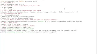 Random Forest using Scikit-learn on Iris dataset