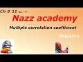 Multiple correlation coefficient ch 11 lec 7