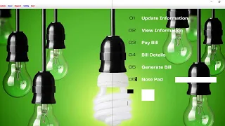 Electricity Billing System project presentation