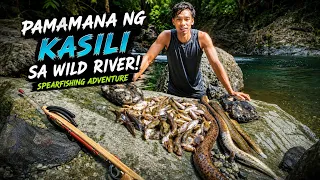Target Kasili sa Gubat! Matinding Spearfishing sa Wild River!!