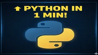 Python in 60 Seconds Learn Python Basics for Beginners
