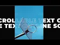How To Create The Scroll Text OUTLINE Effect On The Web