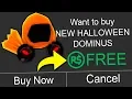 HOW TO GET NEW HALLOWEEN DOMINUS IN ROBLOX