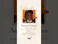 Augustus Patterson Funeral Announcement