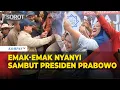 Lagu Momen Emak-Emak Nyanyi Indonesia Raya Sambut Presiden Prabowo di Posko Pengungsian Agam, Sumbar