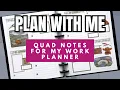 Plan With Me In My Work Planner