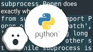 How can I run an external command asynchronously from Python